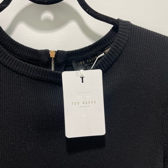 Ted Baker - Black Dress - Size 3 (Medium-Large) - Picture 3 of 4